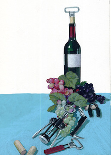 Illustrations: Wine And Cork